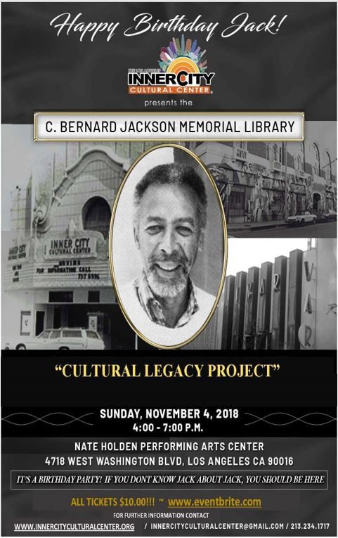 Birthday celebration event poster with vintage photos.